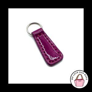 Vintage COACH ZIPPER PULL Pink Patent Leather Strap Purse Bag Wallet Wristlet